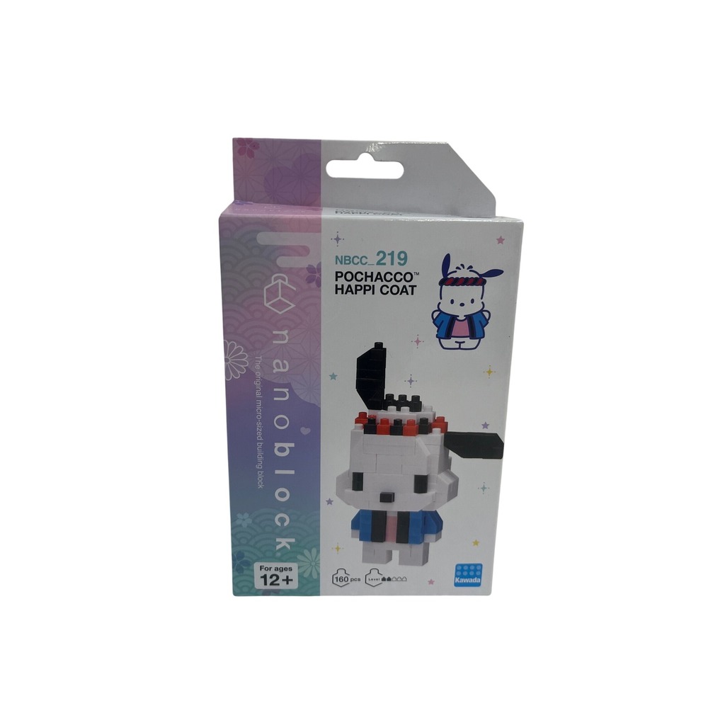 Nanoblock NBCC 219 Pochacco‎ Happy Coat Micro Building Blocks New